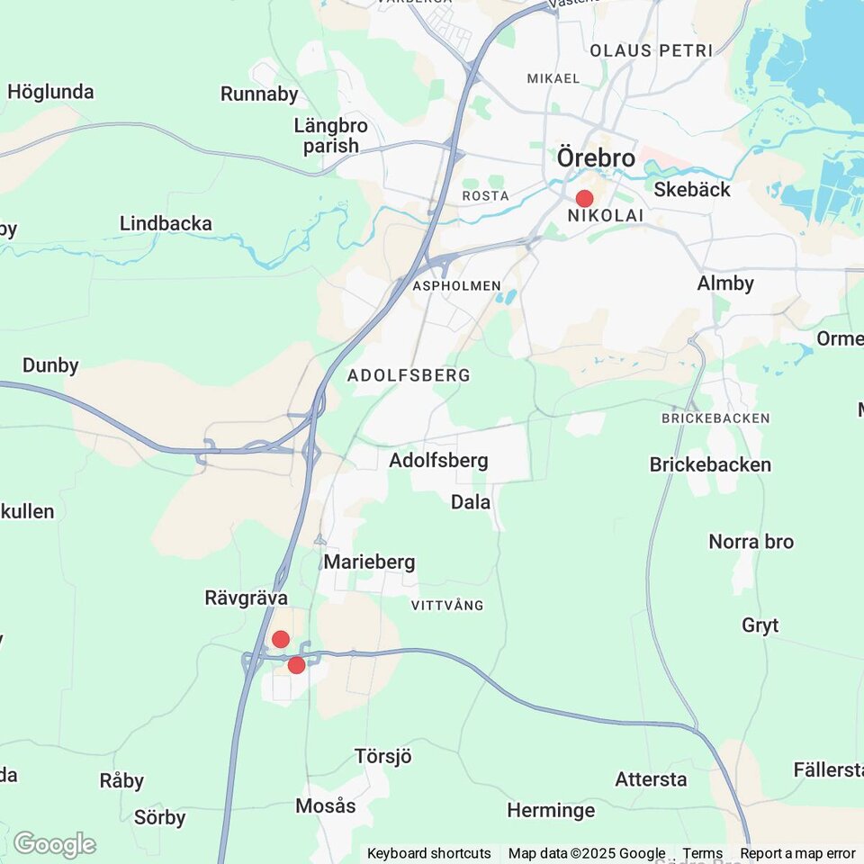 Butiker med rea-varor nära Örebro