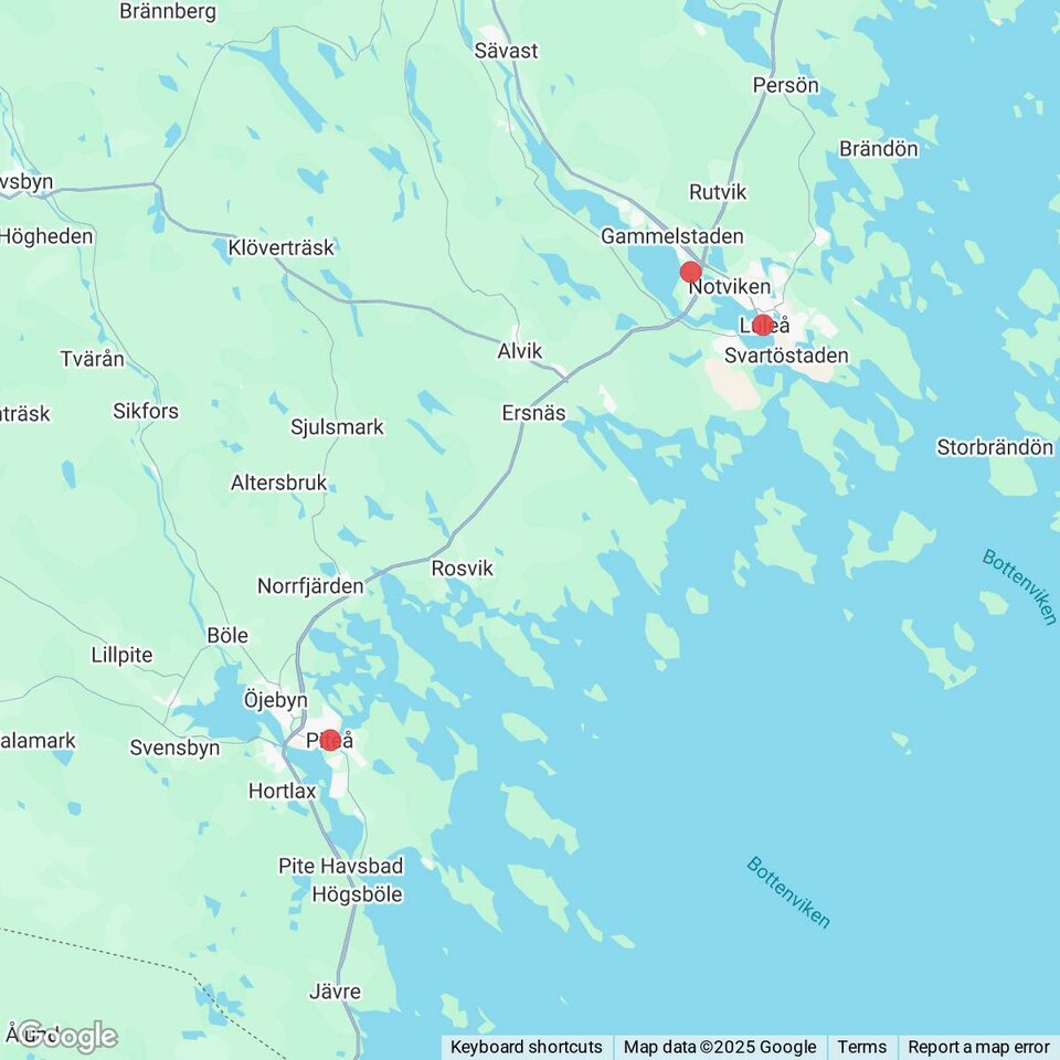 Butiker med rea-varor nära Övermarken och Maran, Norrbotten