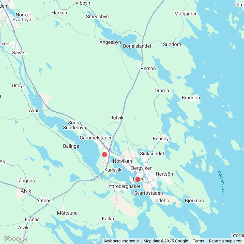 Butiker med rea-varor nära Persön, Norrbotten