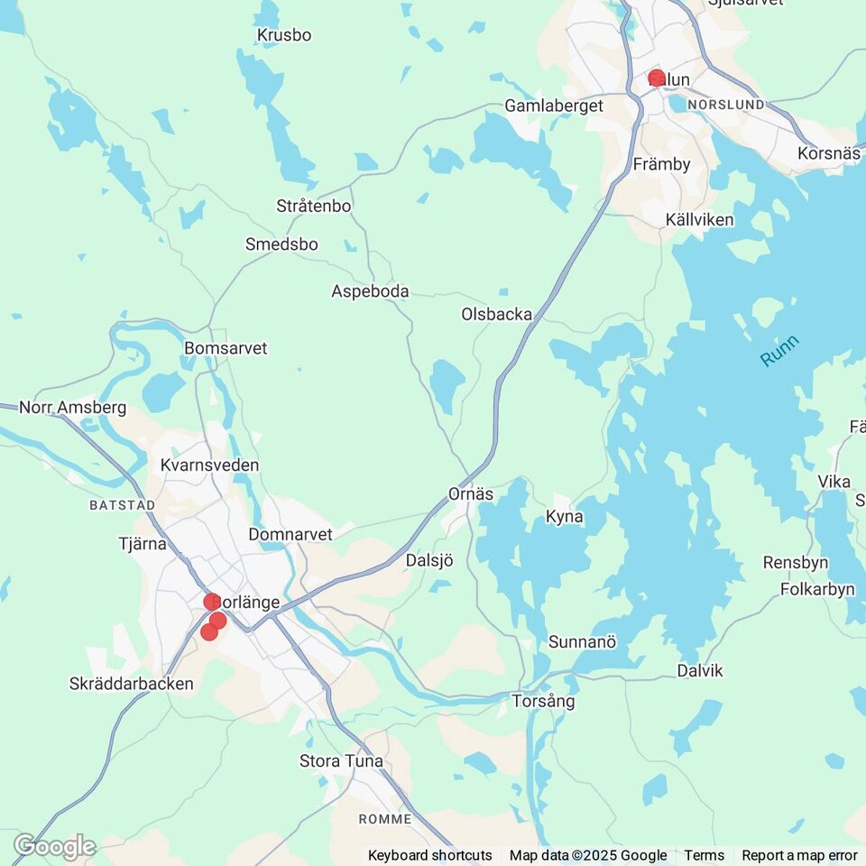 Butiker med rea-varor nära Romme, Dalarna