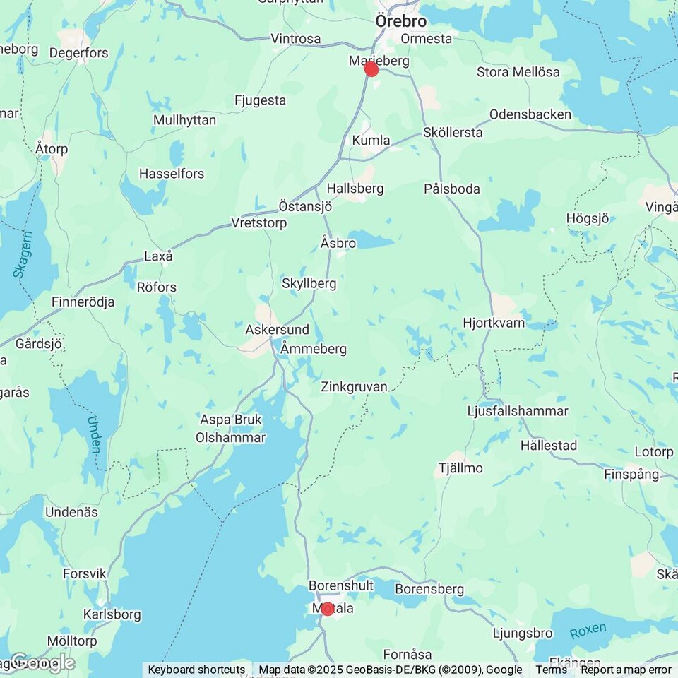 Butiker med rea-varor nära Sänna, Närke