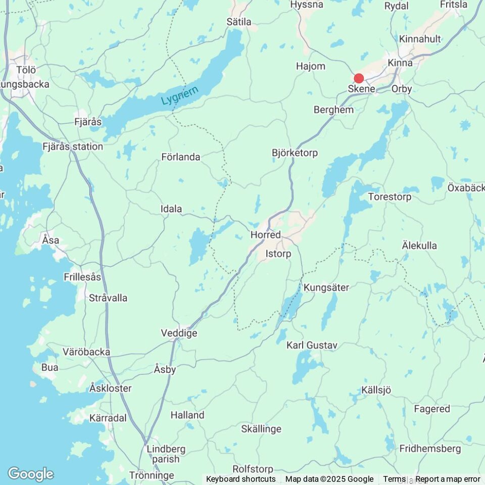 Butiker med rea-varor nära Sätila, Västergötland