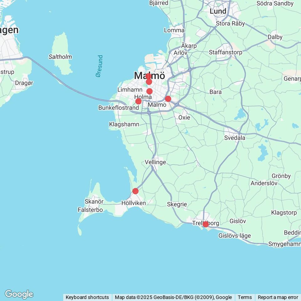 Butiker med rea-varor nära Skanör med Falsterbo, Skåne