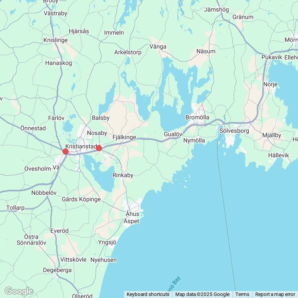 Butiker med rea-varor nära Sölvesborg, Blekinge