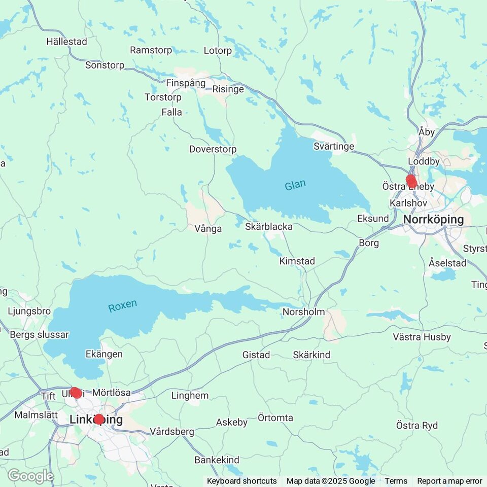 Butiker med rea-varor nära Sonstorp, Östergötland