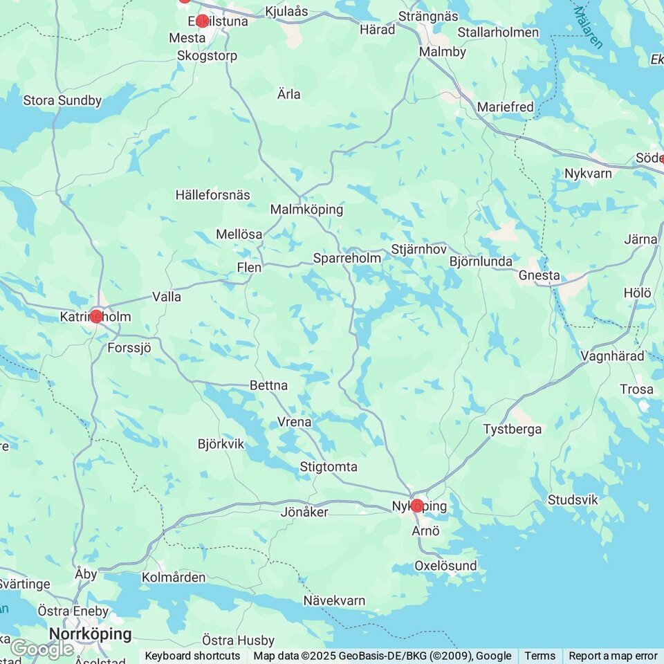 Butiker med rea-varor nära Sparreholm, Södermanland