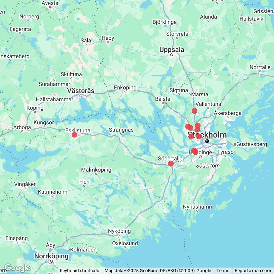 Butiker med rea-varor nära Stallarholmen, Södermanland