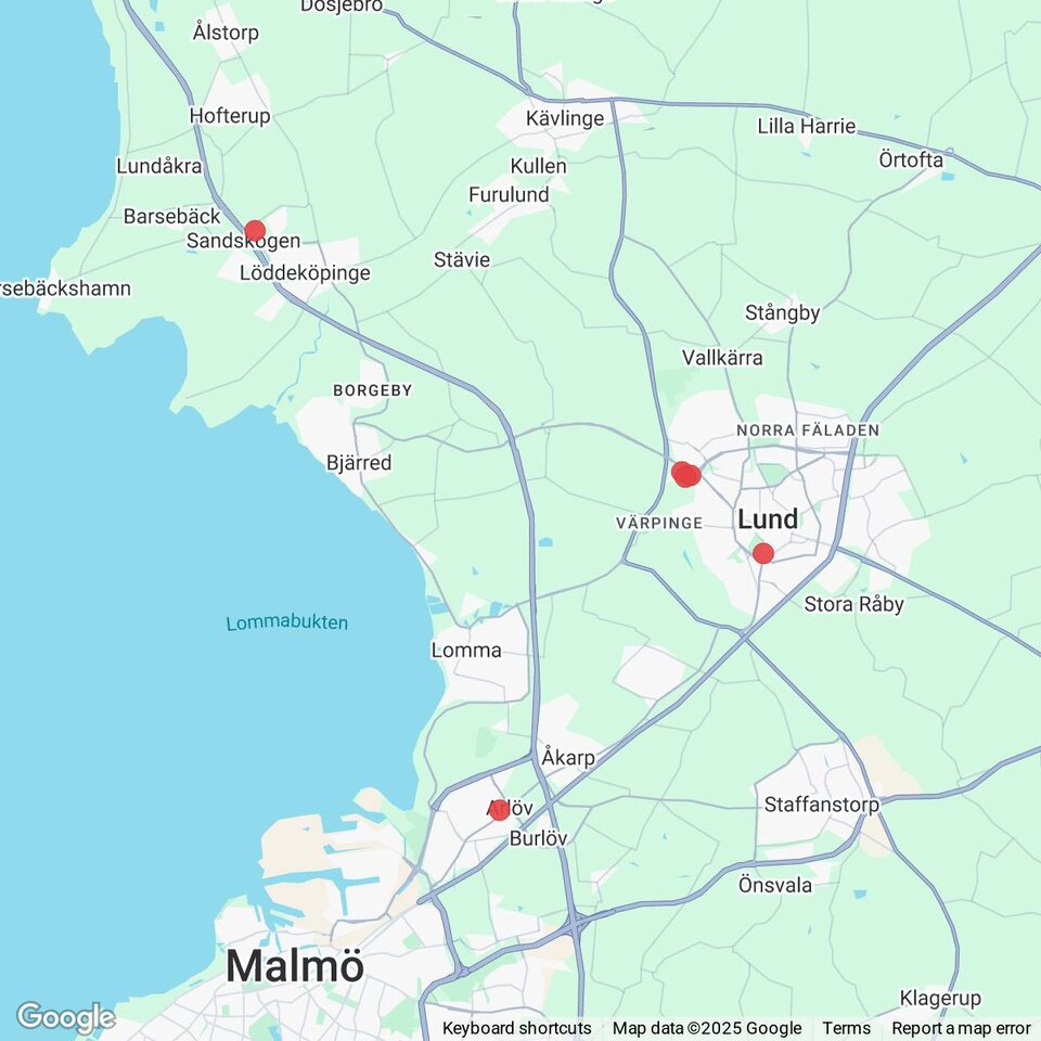 Butiker med rea-varor nära Stångby, Skåne