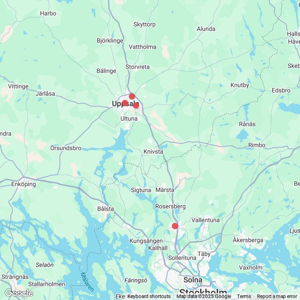 Butiker med rea-varor nära Stenbron, Uppland