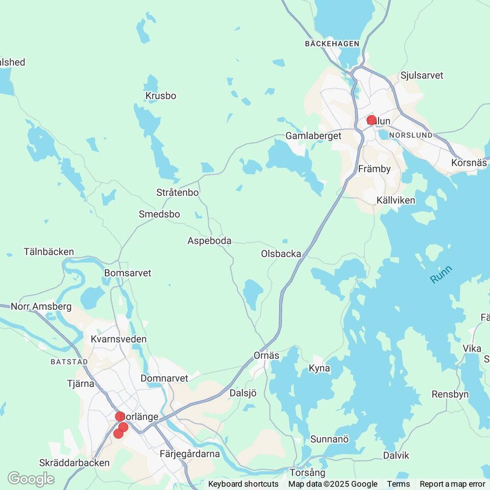 Butiker med rea-varor nära Stennäset, Dalarna