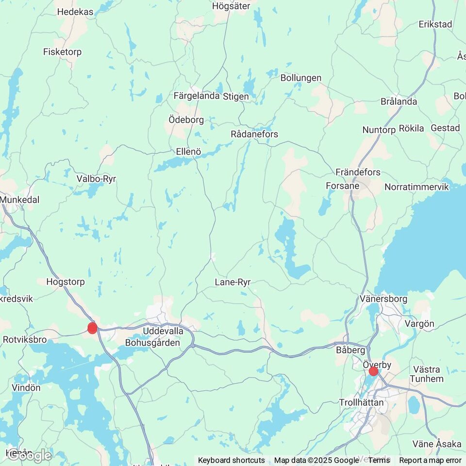 Butiker med rea-varor nära Stigen, Dalsland