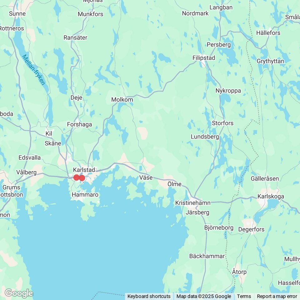 Butiker med rea-varor nära Storfors, Värmland