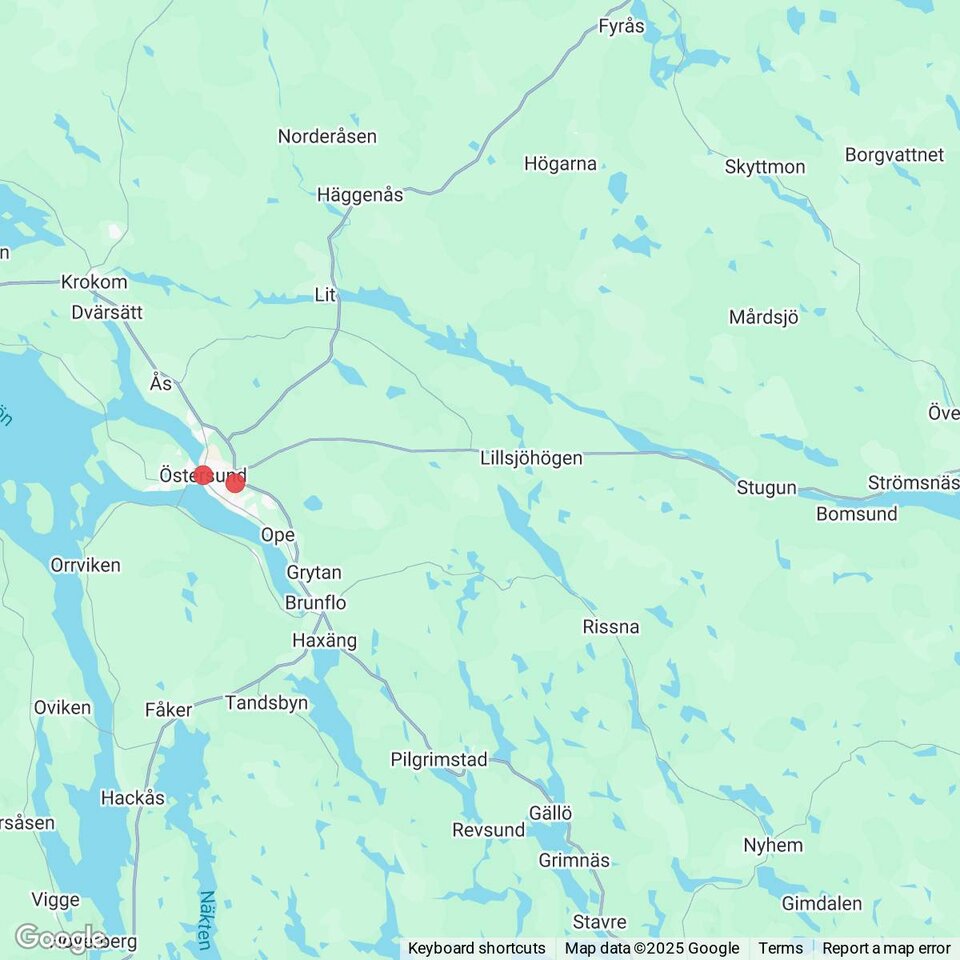 Butiker med rea-varor nära Stugun, Jämtland