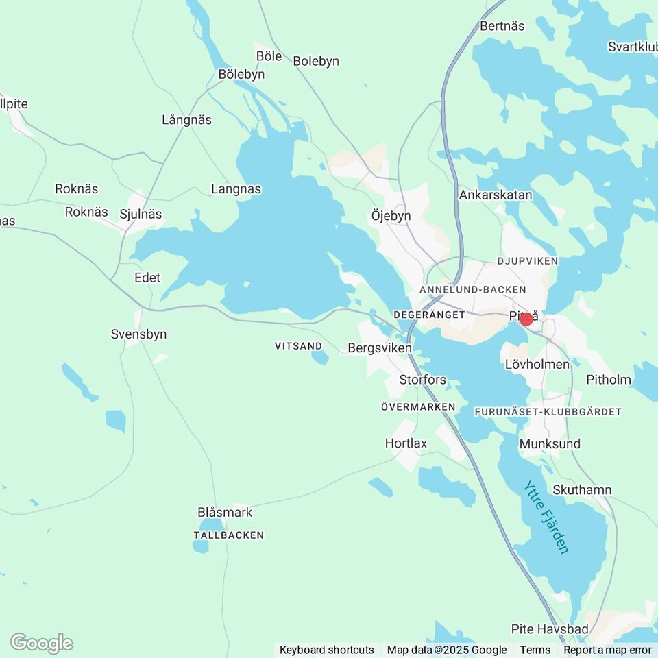 Butiker med rea-varor nära Svensbyn, Norrbotten