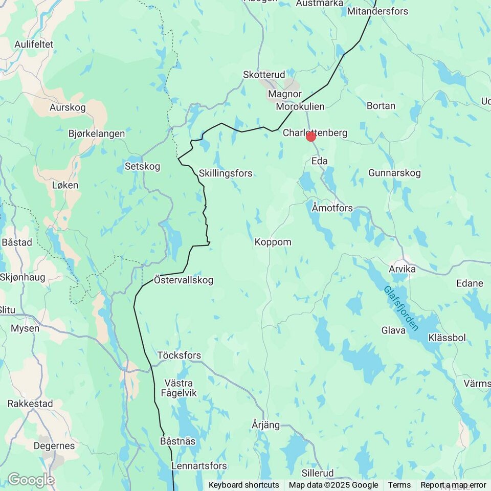 Butiker med rea-varor nära Töcksfors, Värmland