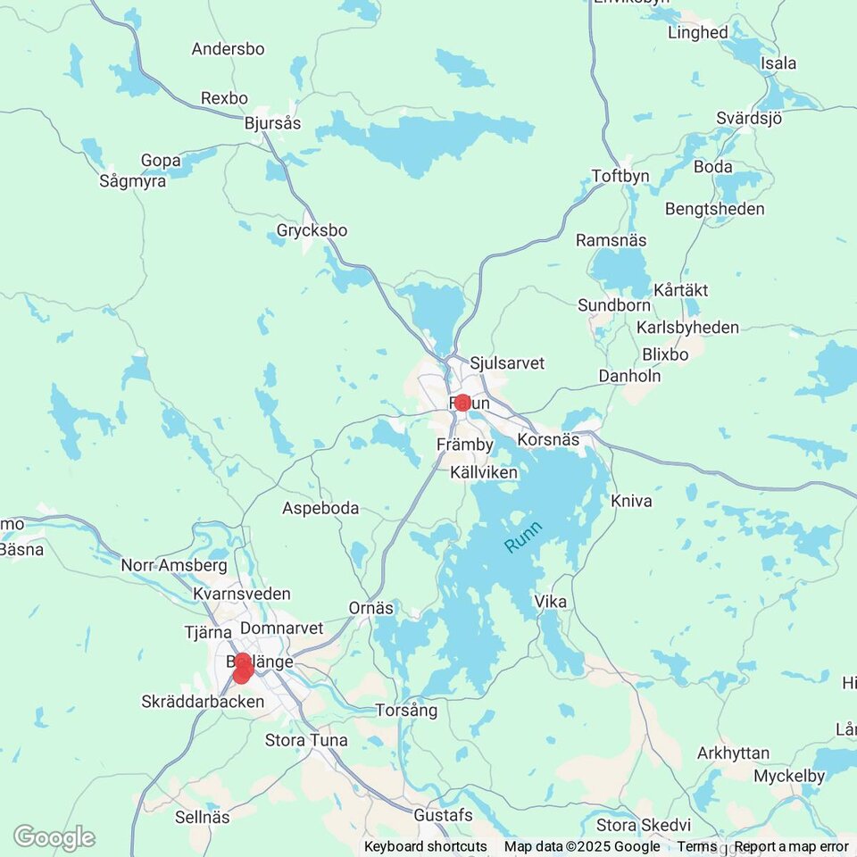 Butiker med rea-varor nära Toftbyn, Dalarna