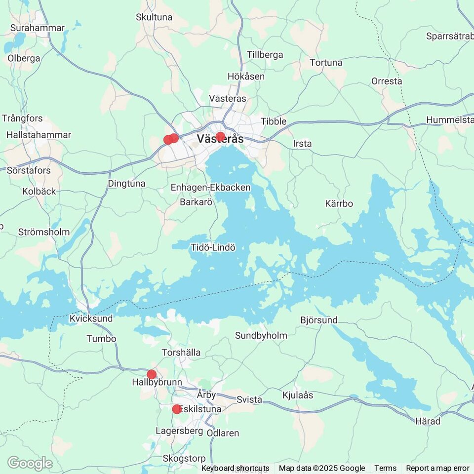 Butiker med rea-varor nära Tortuna, Västmanland