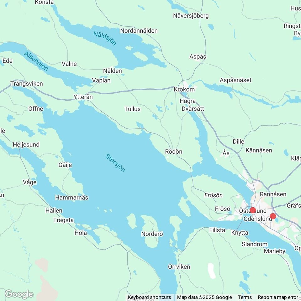 Butiker med rea-varor nära Trångsviken, Jämtland