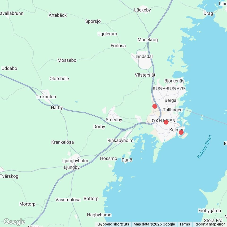 Butiker med rea-varor nära Trekanten, Småland