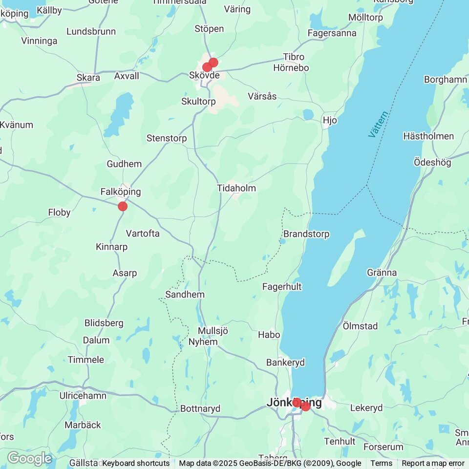 Butiker med rea-varor nära Småland