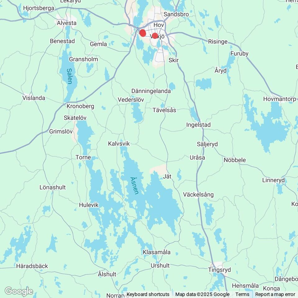 Butiker med rea-varor nära Urshult, Småland