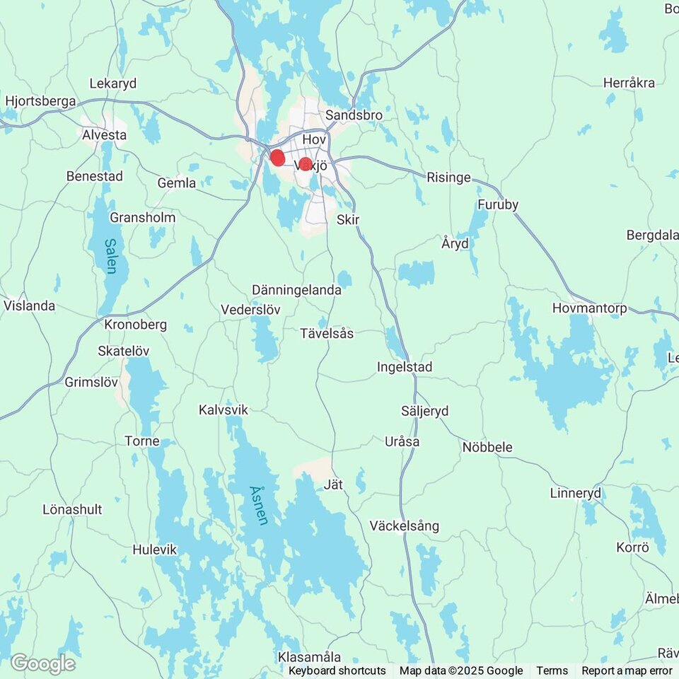 Butiker med rea-varor nära Väckelsång, Småland