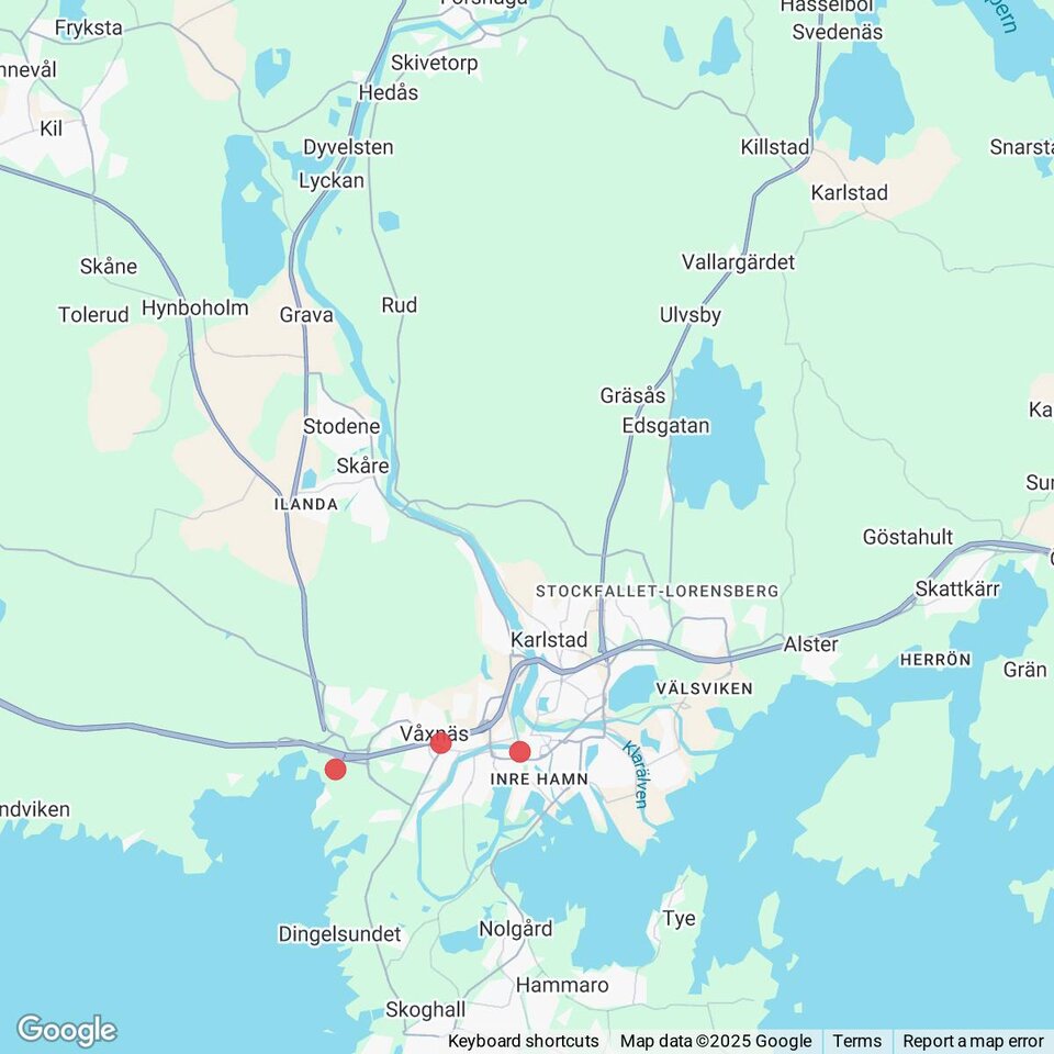 Butiker med rea-varor nära Vallargärdet, Värmland