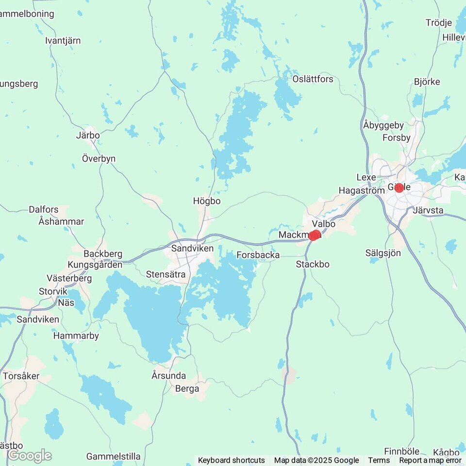 Butiker med rea-varor nära Västerberg, Gästrikland