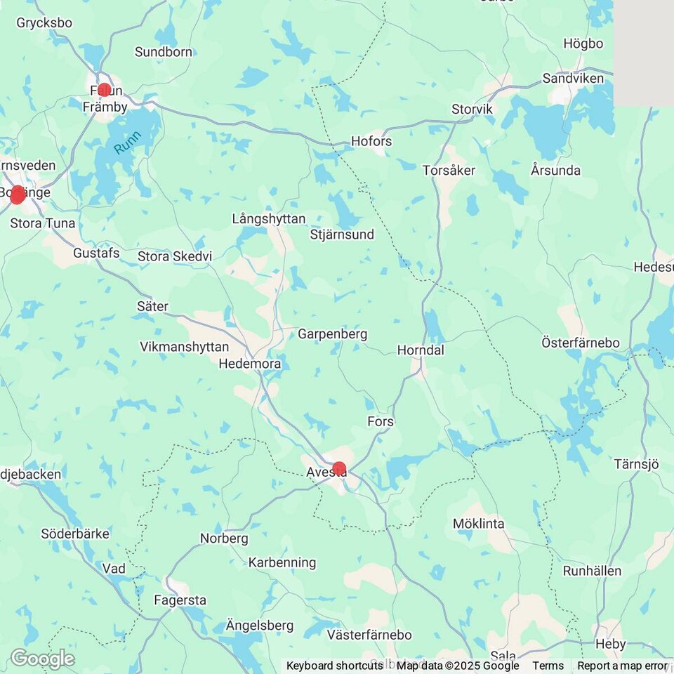 Butiker med rea-varor nära Västerby, Dalarna