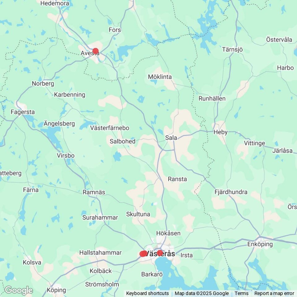 Butiker med rea-varor nära Västerfärnebo, Västmanland