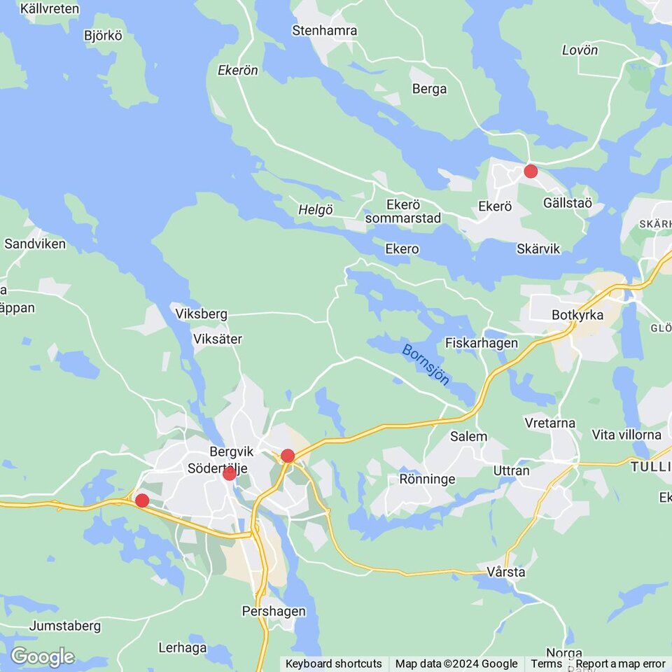 Butiker med rea-varor nära Södermanland