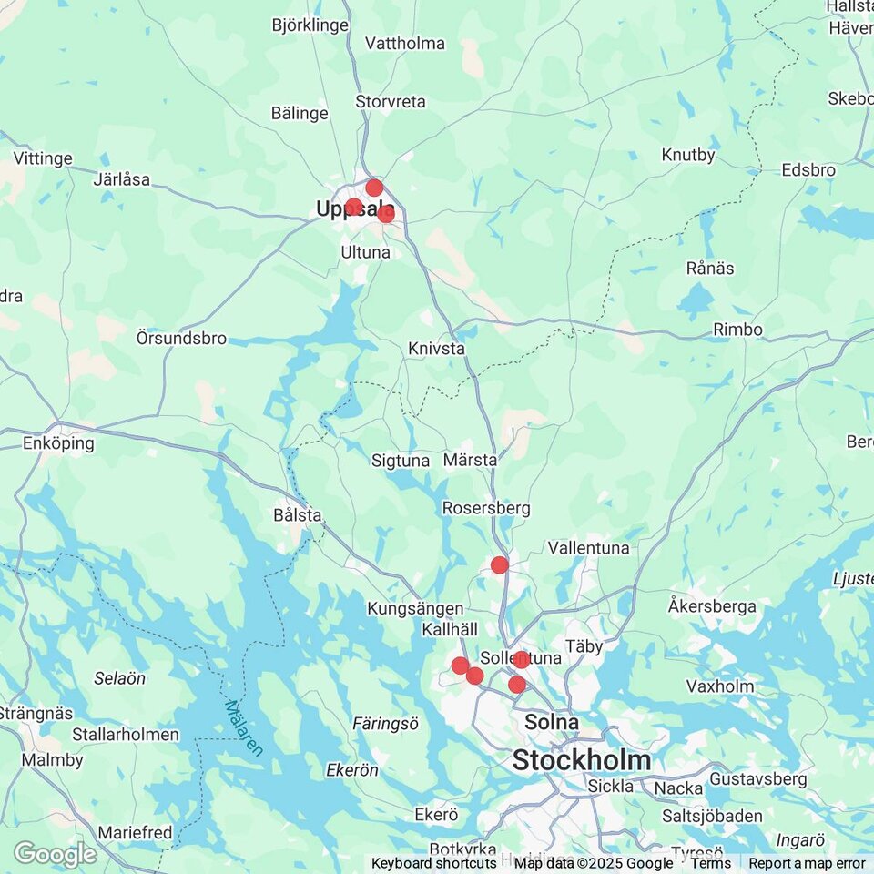 Butiker med rea-varor nära Venngarn, Uppland